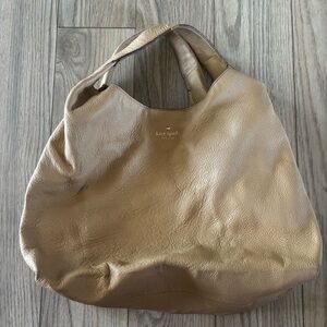 Large Beige Kate Spade Shoulder Bag